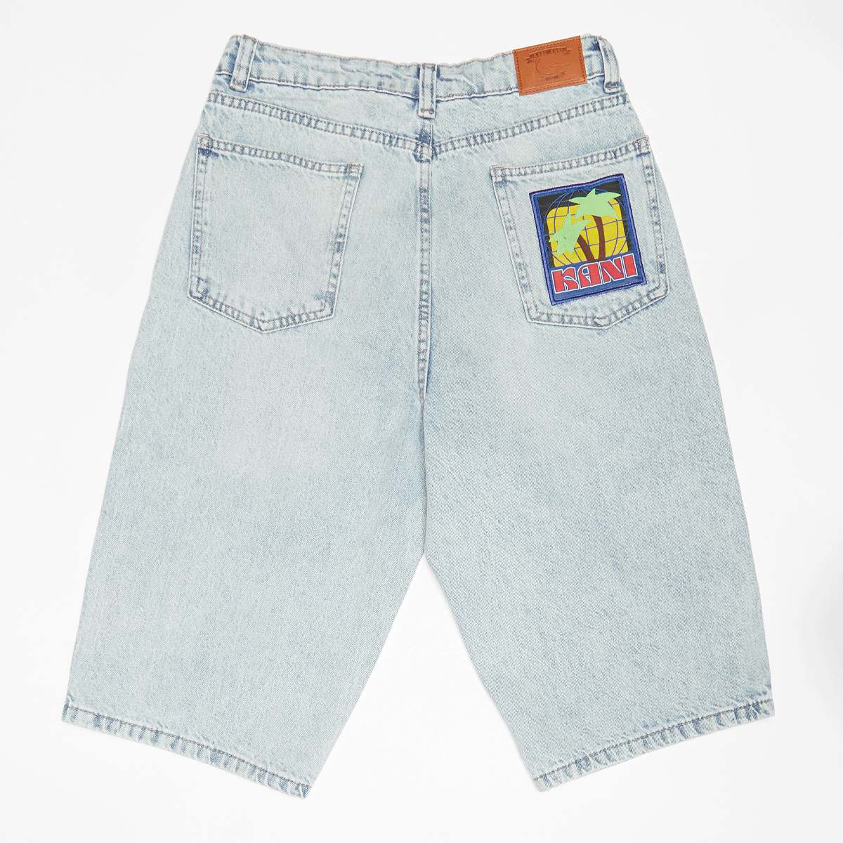 Karl Kani Patches Jorts Junior unisex Shorts blauw Kleding