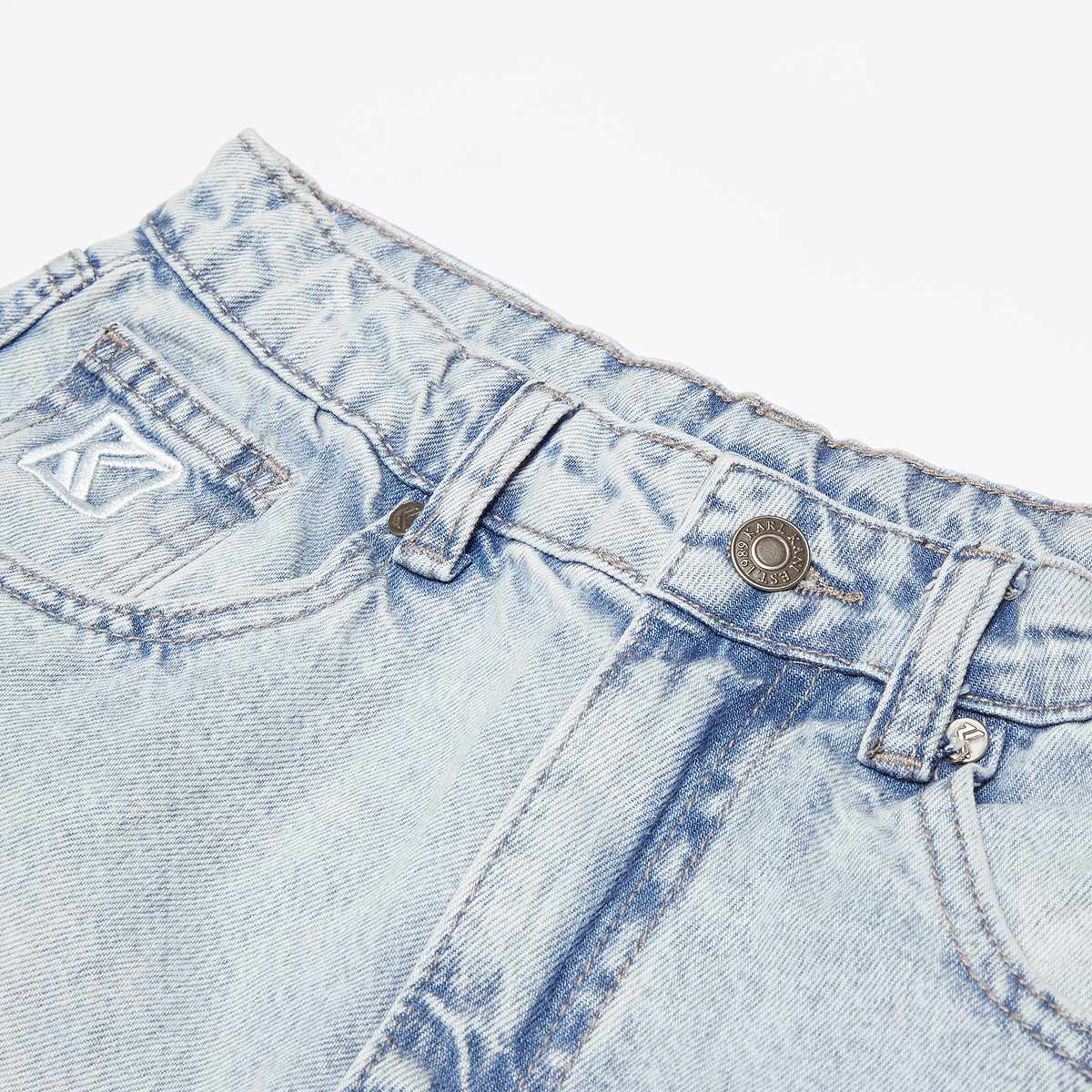 Karl Kani Patches Jorts Junior unisex Shorts blauw Kleding