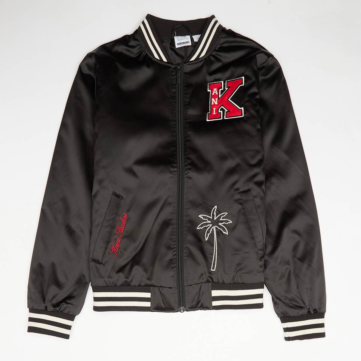Selected, Karl Kani, Satin Bowlingjacket, black