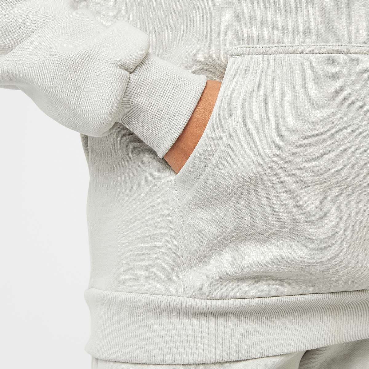 Urban Classics Ladies Fluffy Hoody Women Hoodies & Sweaters grijs Maat XS Kleding