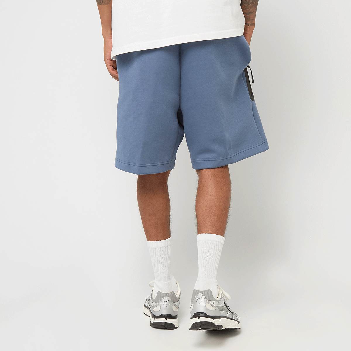Nike Paris Saint-Germain Tech Fleece Shorts men Sportshorts blauw Maat S Kleding