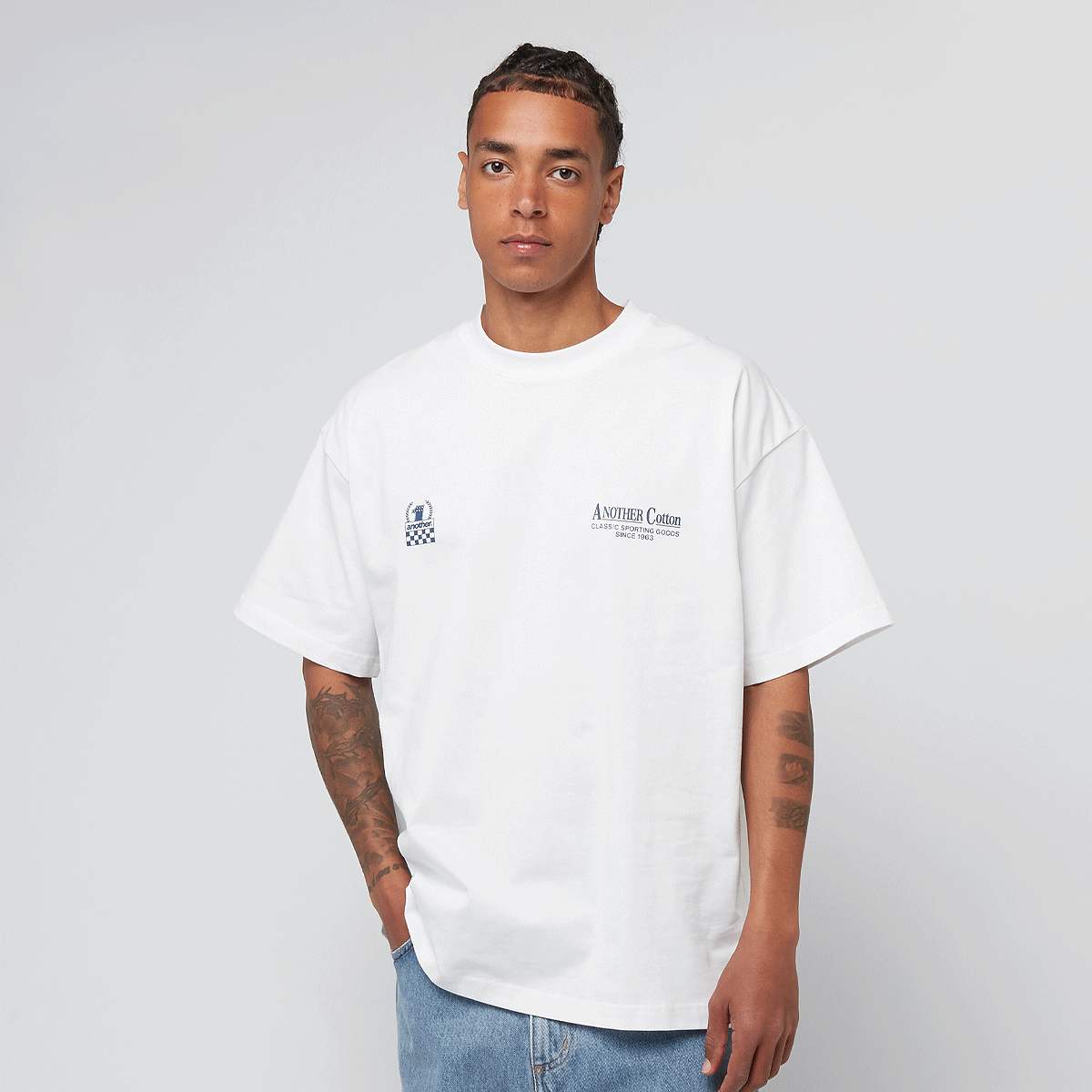 Another Cotton Lab Day Oversized T-Shirt men T-Shirts & Polo's wit Maat L Kleding