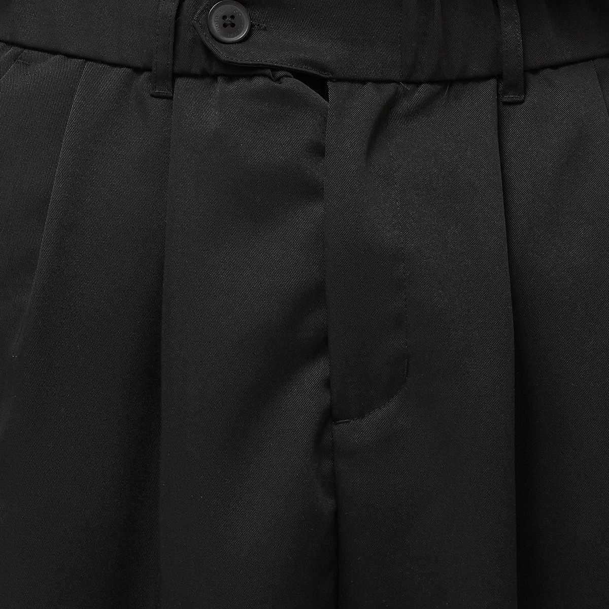 Another Cotton Lab Double Pleated Shorts men zwart Maat S Kleding