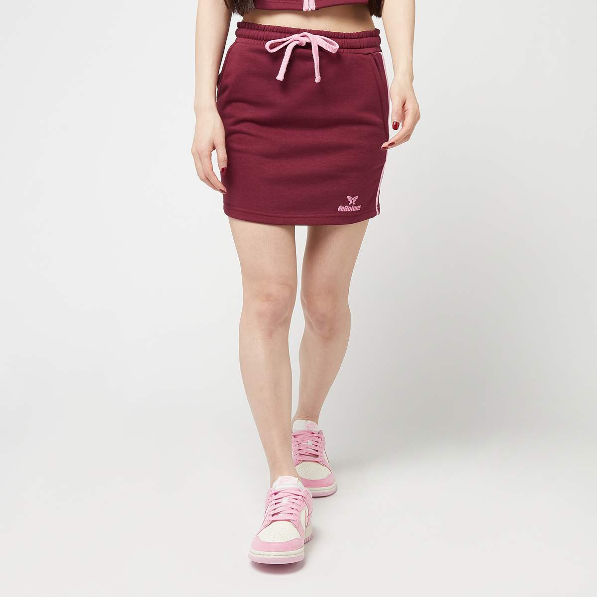 Selected, Felicious, Mini Sweat Skirt, red