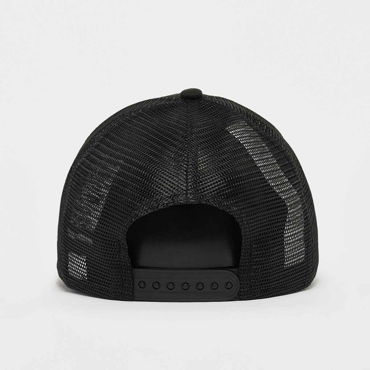 new era A-Frame Trucker Oval Distress Patch unisex Caps zwart Maat ONE SIZE Accessoires