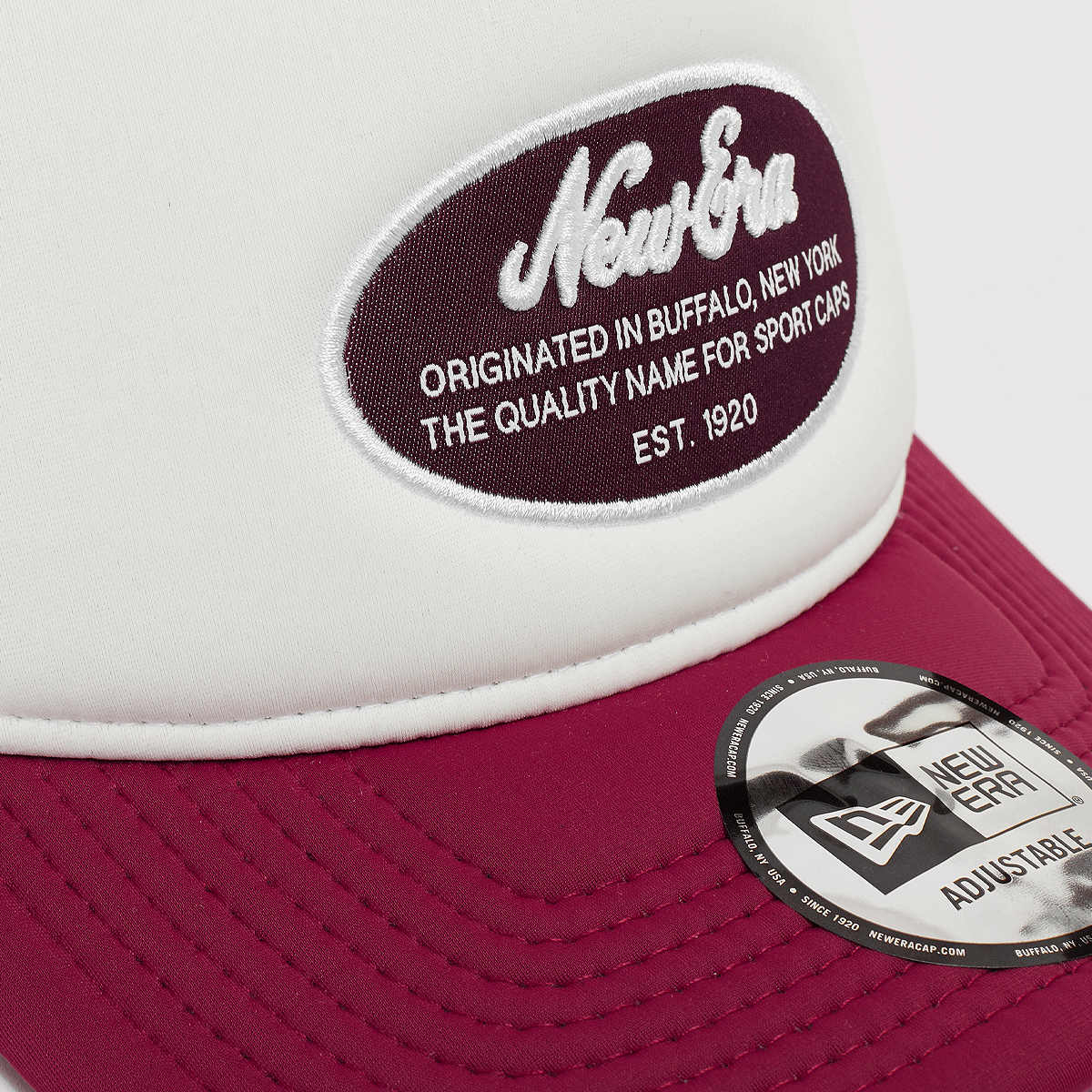 new era A-Frame Trucker Oval Foam Patch unisex Caps wit Maat ONE SIZE Accessoires