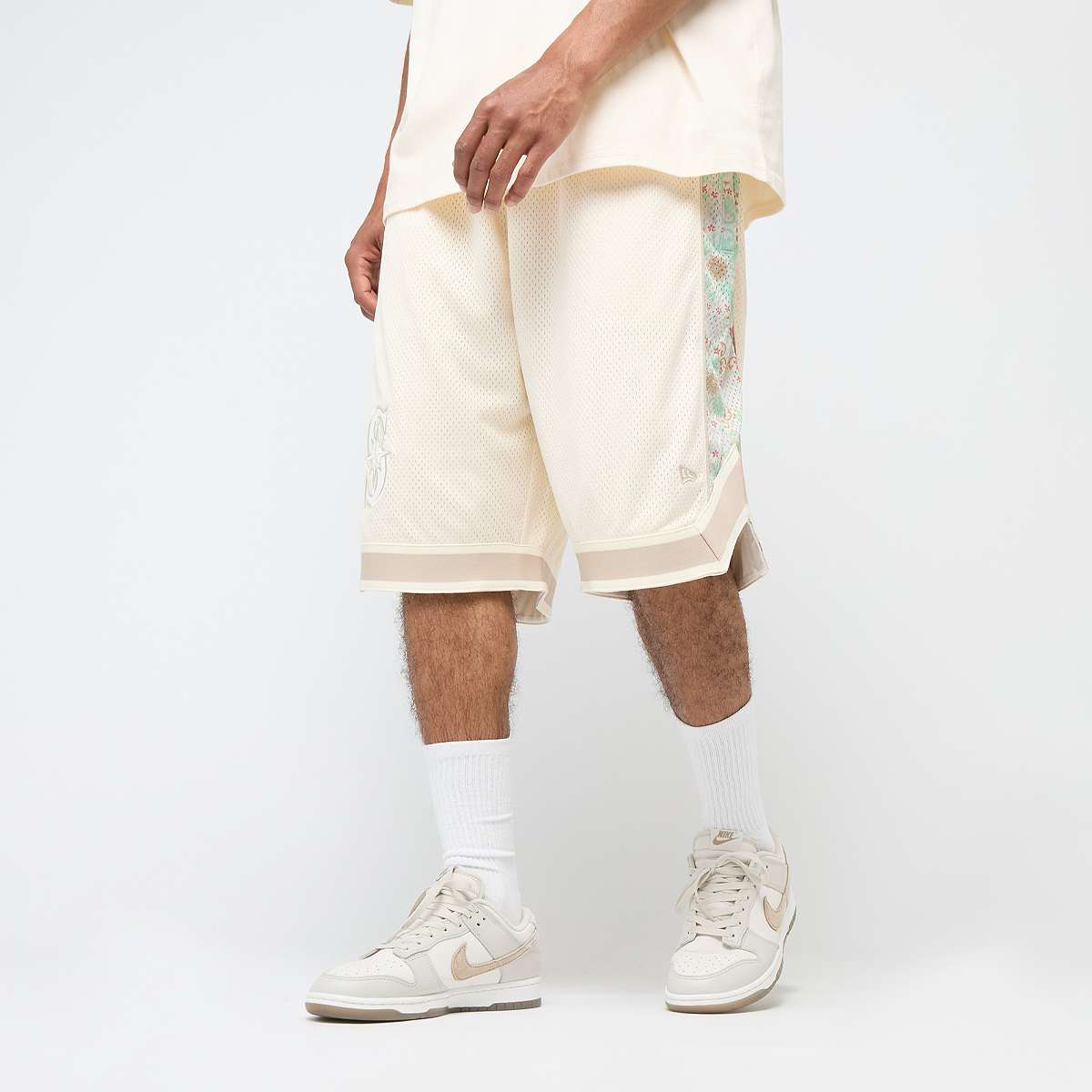 New era MLB Infill Mesh Short Seattle Mariners men Sportshorts beige Maat XL Kleding