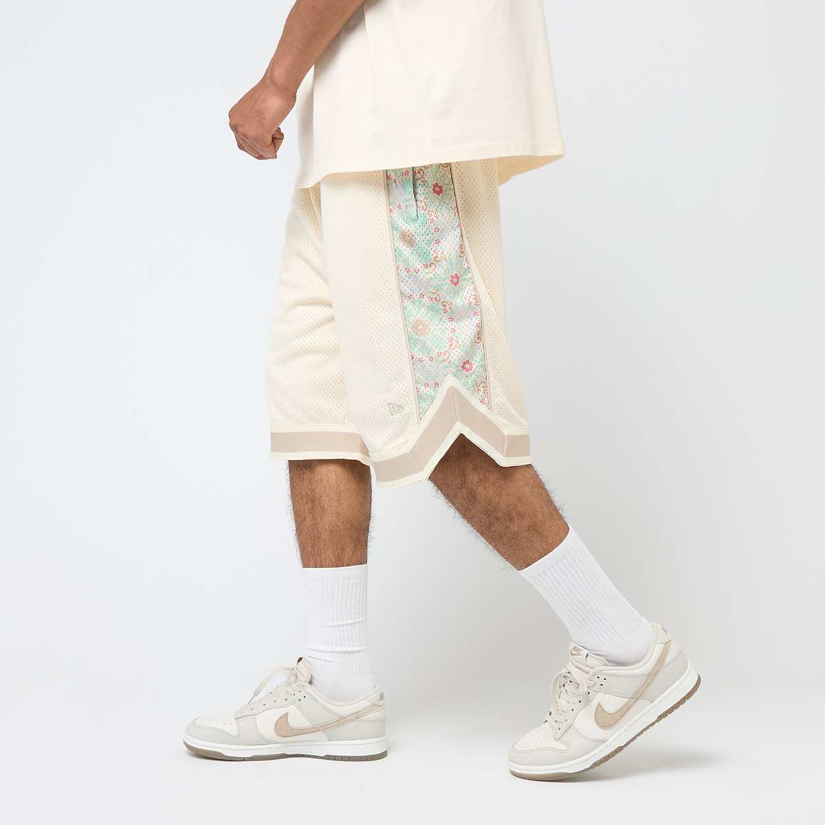 new era MLB Infill Mesh Short Seattle Mariners men Sportshorts beige Maat M Kleding