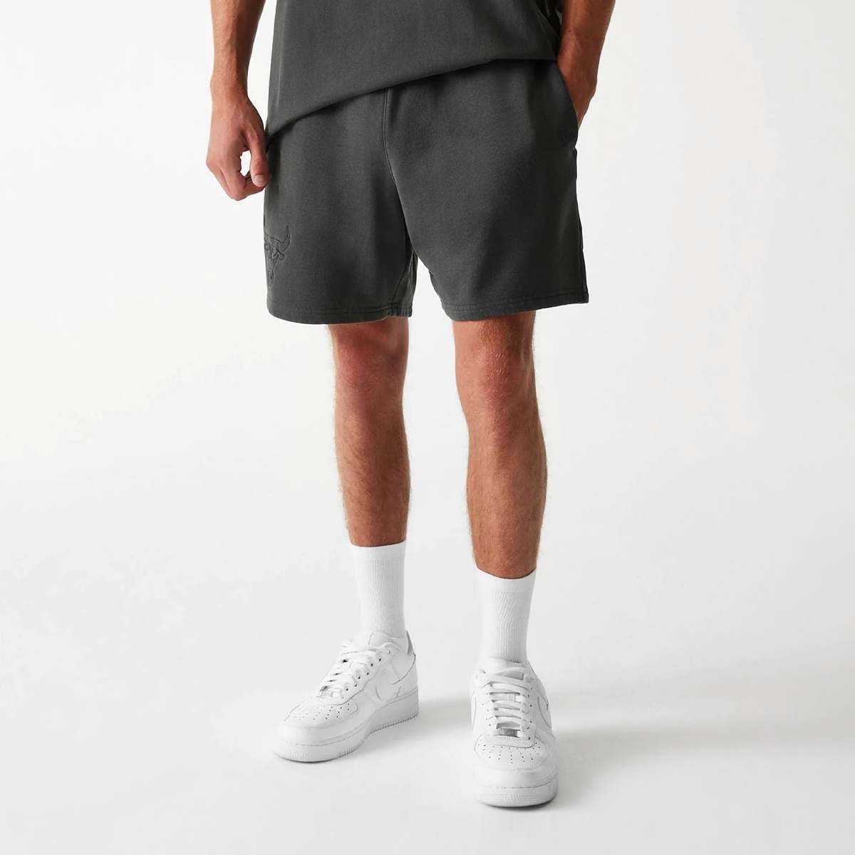 New era NBA Chicago Bulls Washed Shorts Sportshorts in grijs formaten: XL