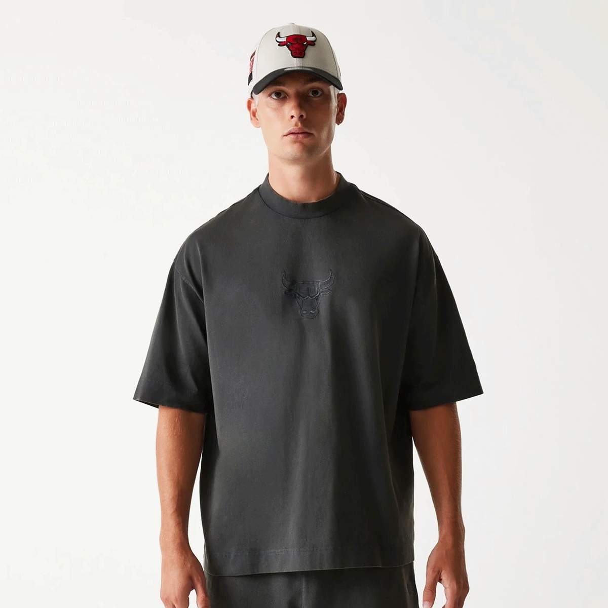 New era NBA Chicago Bulls Washed Tee T-Shirts & Polo's in zwart formaten: XL