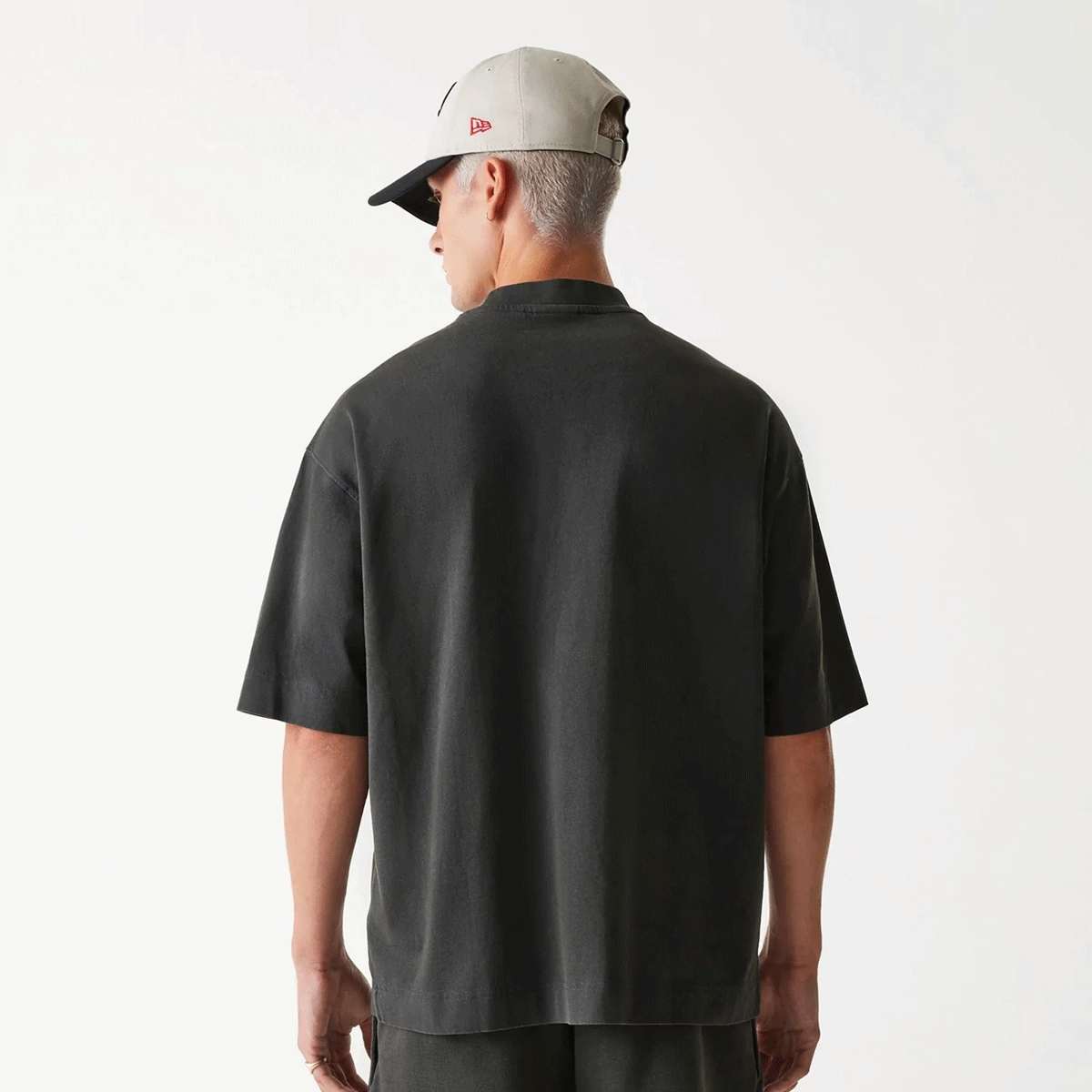 new era NBA Chicago Bulls Washed Tee T-Shirts & Polo's in zwart formaten: S