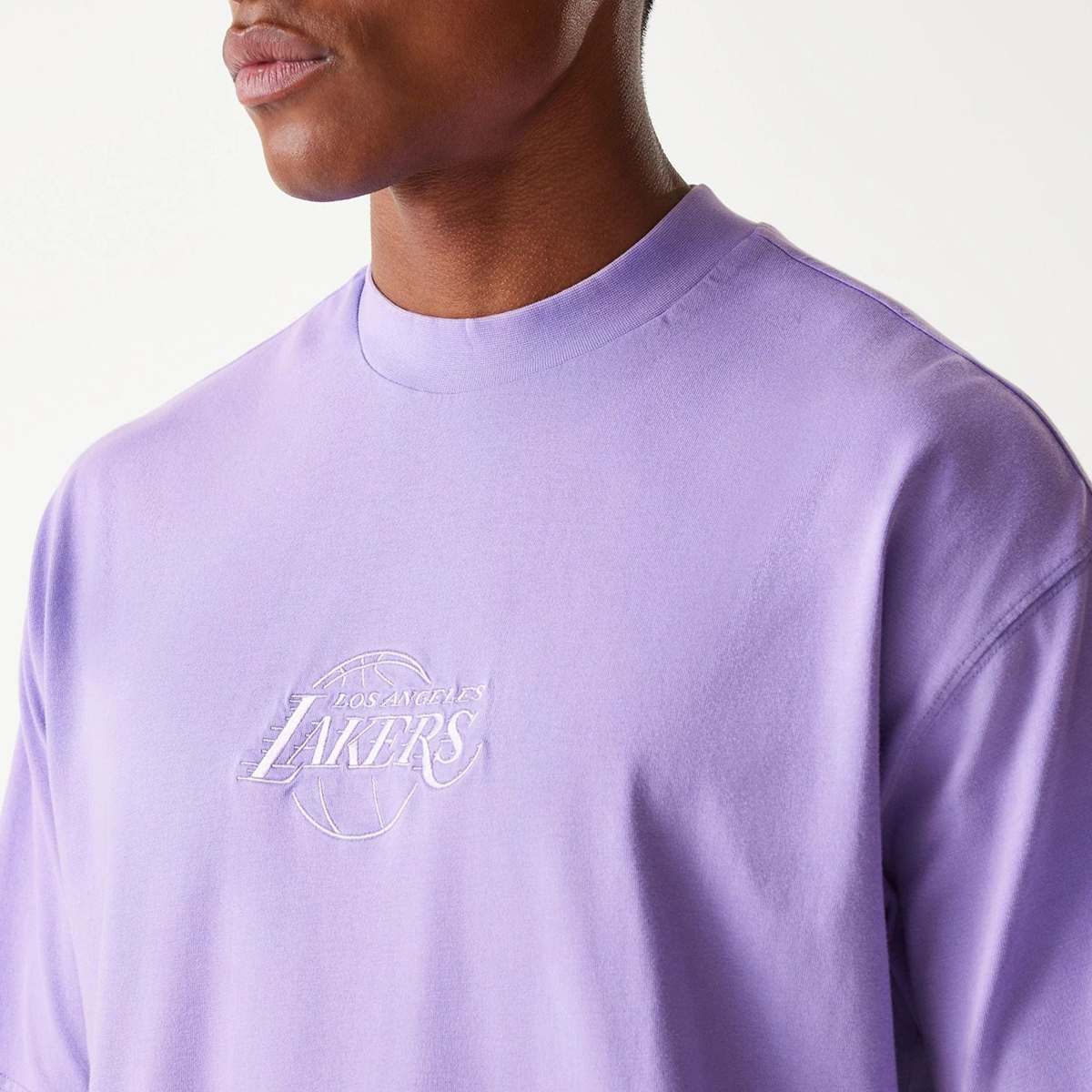 new era NBA Los Angeles Lakers Washed T-Shirt men T-Shirts & Polo's roze Maat S Kleding