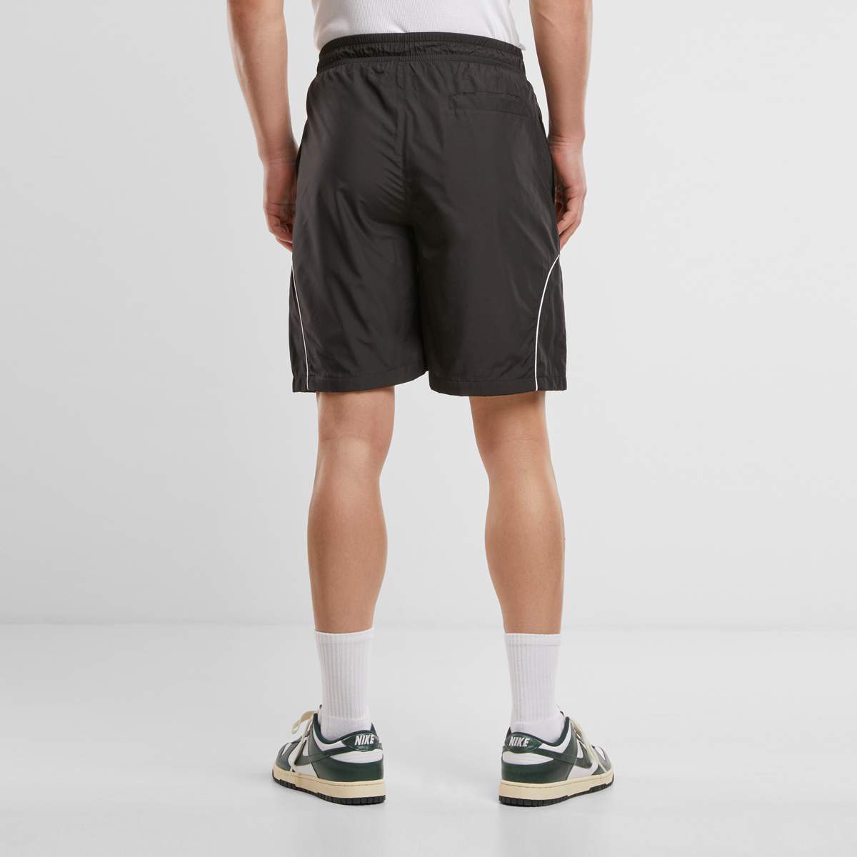 Urban Classics Piped Panel Trackshorts men Sportshorts zwart Maat L Kleding