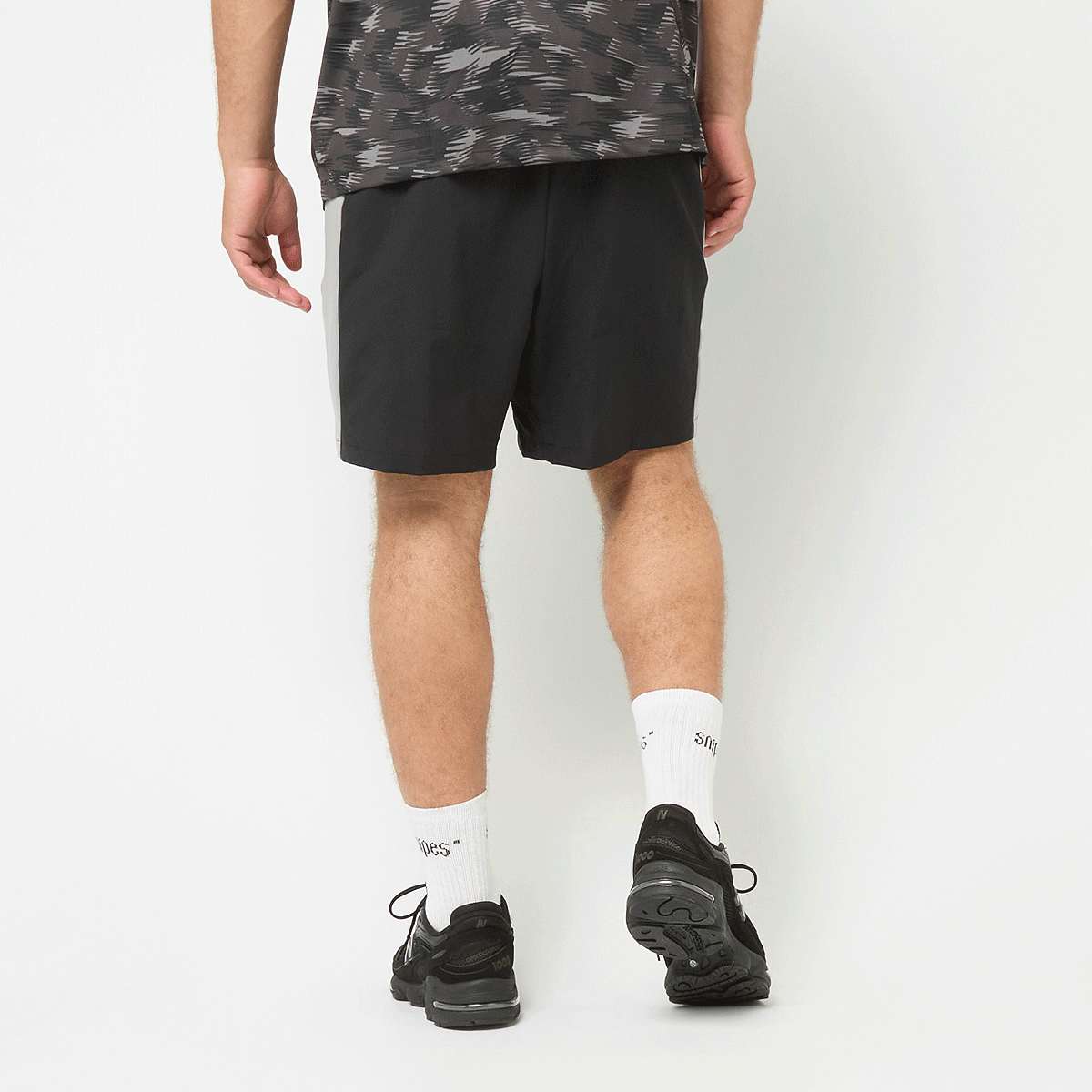 New Balance 7 Inch Woven Short black men Sportshorts zwart Maat M Kleding