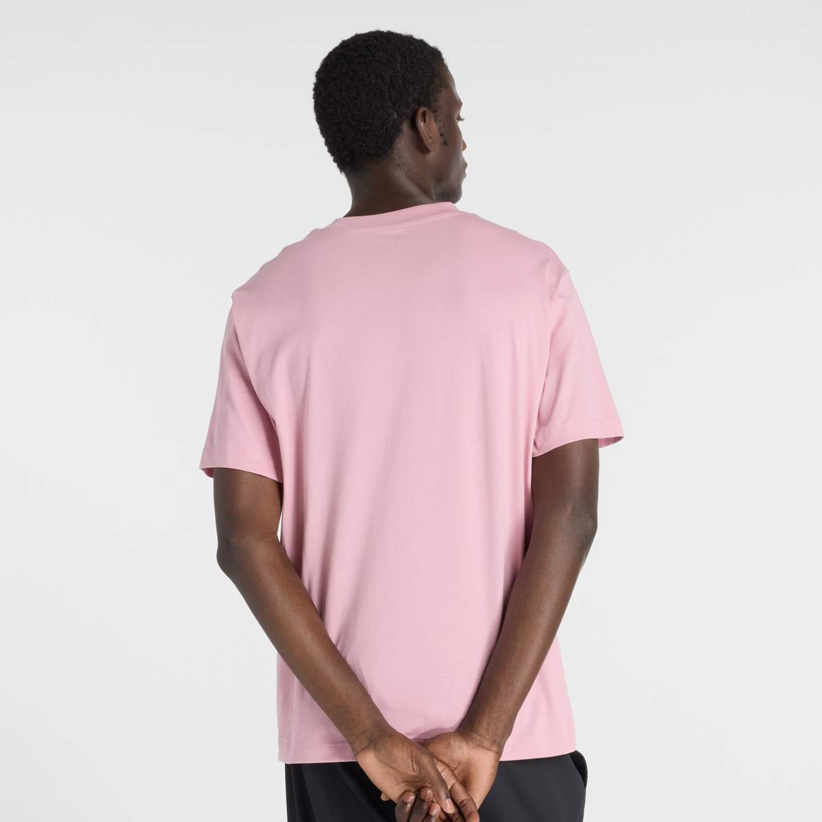 New Balance Sport Essentials Cotton T-Shirt men T-Shirts & Polo's lichtroze Maat L Kleding