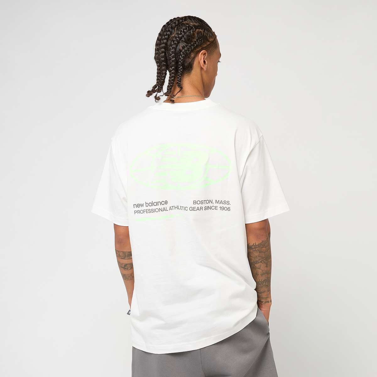 New Balance, Back Print Graphic Tee, white