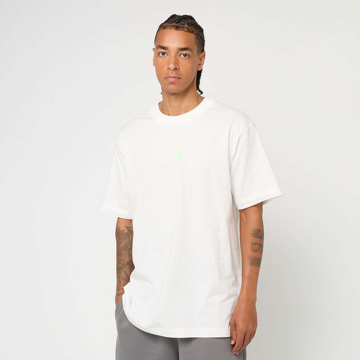 New Balance Back Print Graphic Tee men T-Shirts & Polo's wit Maat S Kleding