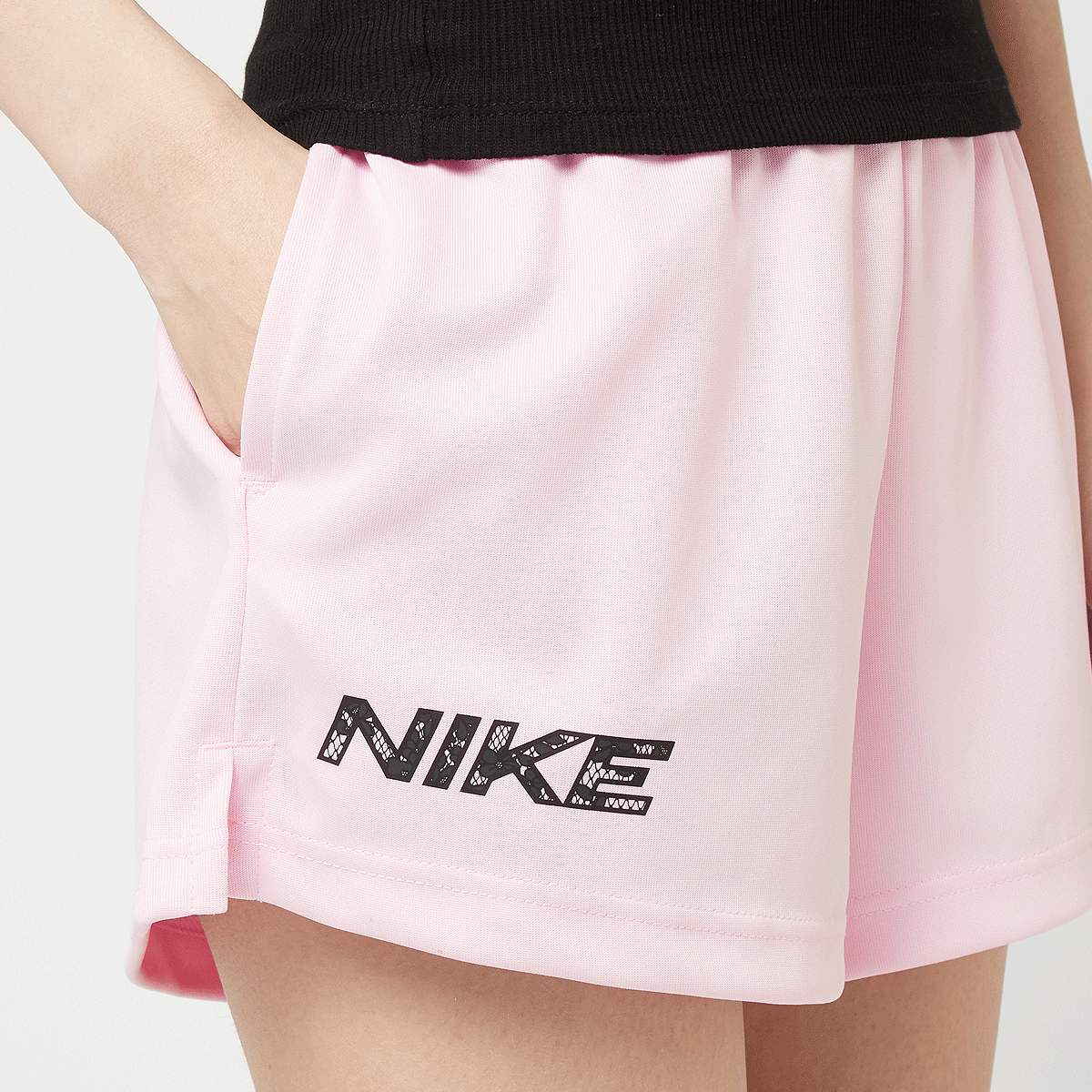 Nike Sportswear Poly-Knit Shorts women Sportshorts lichtroze Maat XS Kleding