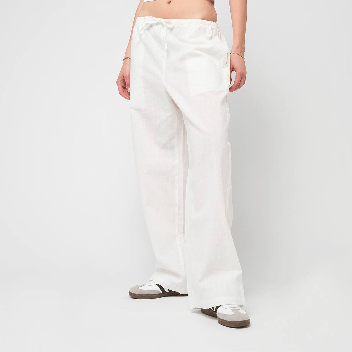 Decibel, Woven Relaxed Pants, white