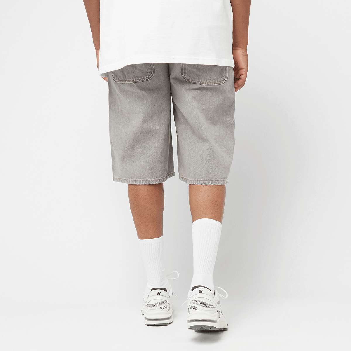 Decibel Baggy Denim Shorts Men grijs Kleding