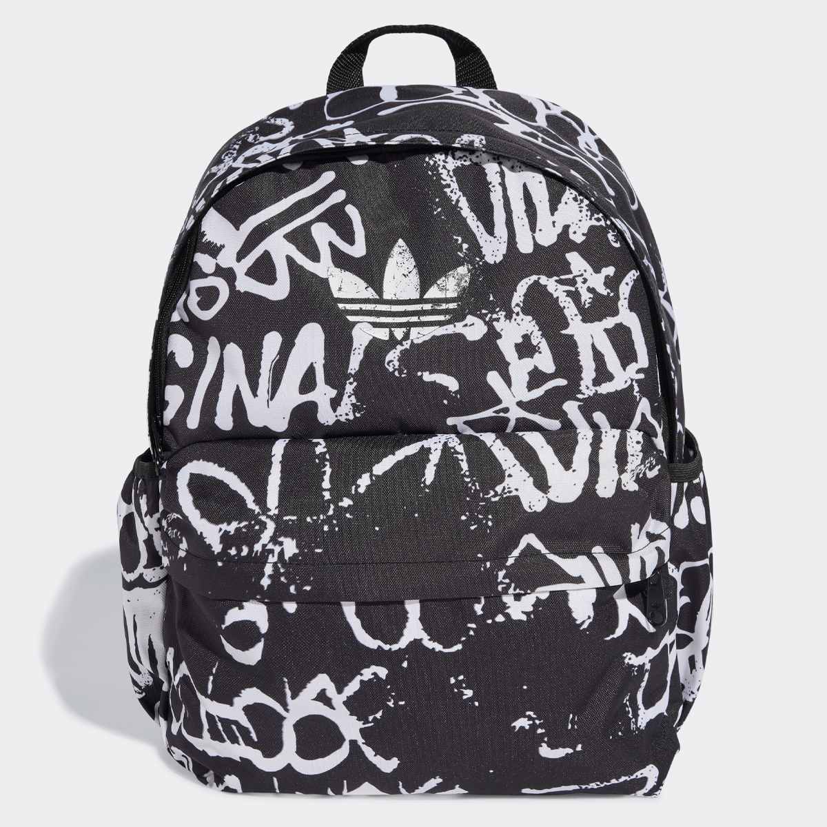 Adidas Originals Graffiti Backpack Unisex Rugzakken zwart Maat ONE SIZE Accessoires