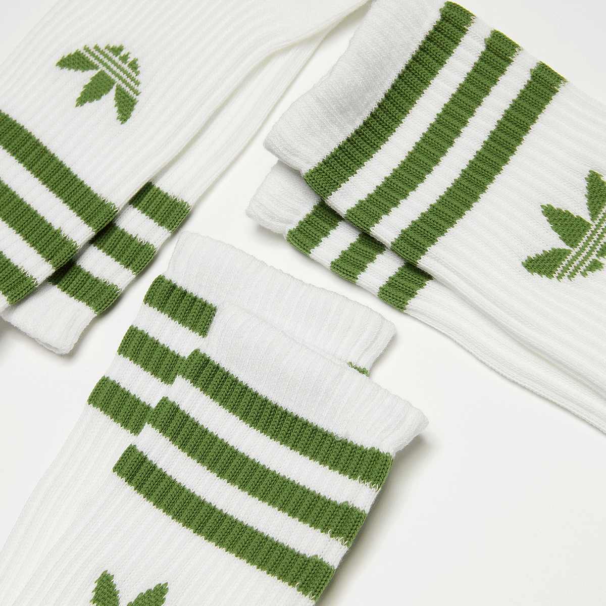 adidas Originals 3 PACK adicolor Crew Socken Unisex Sokken wit Maat 37-39 Kleding