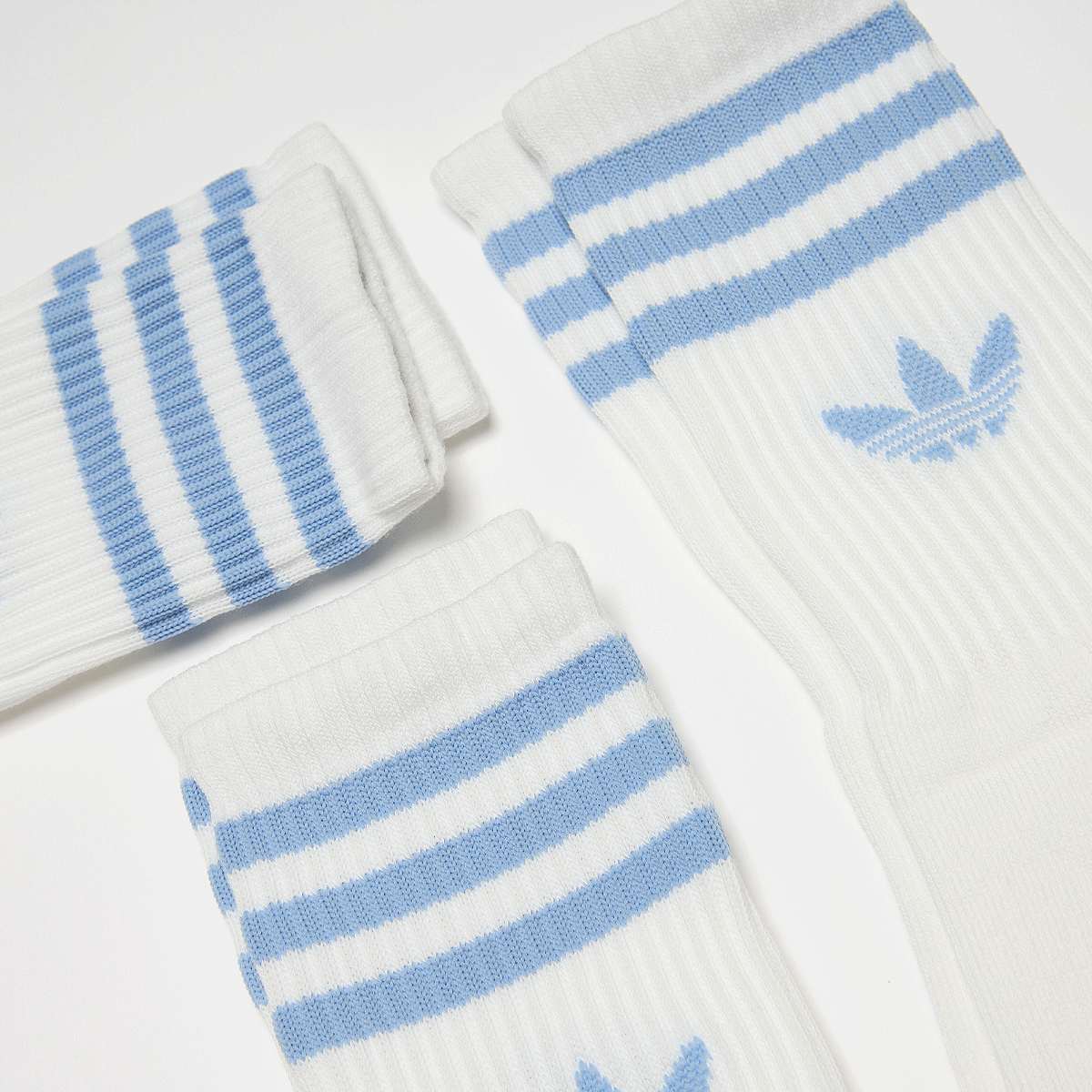 adidas Originals 3 PACK adicolor Crew Socken Unisex Sokken wit Maat 37-39 Kleding