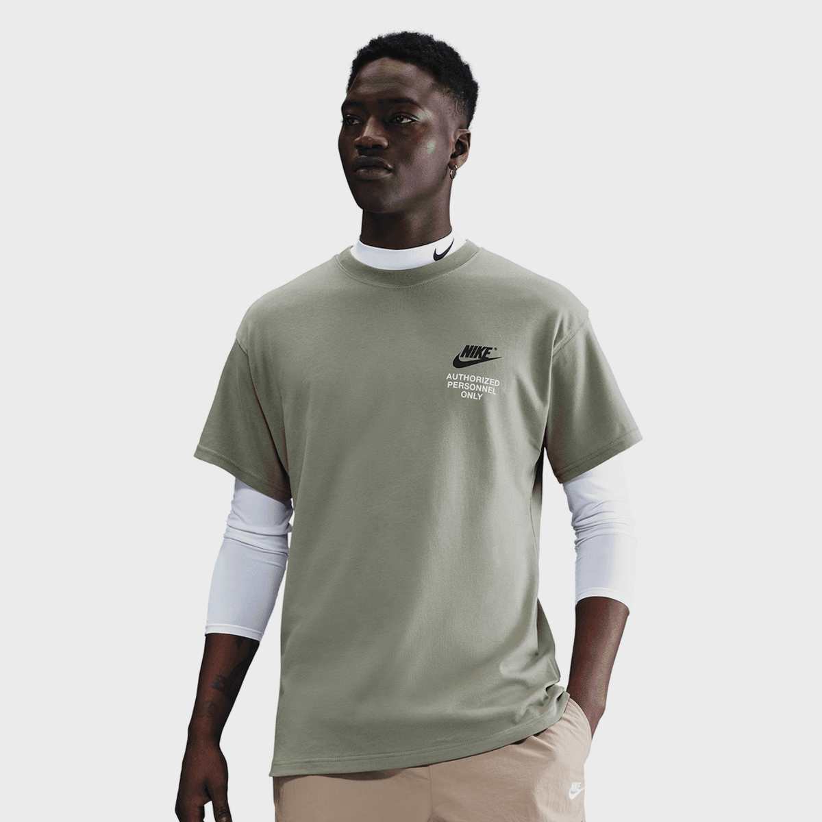 Unselected, Nike, Sportswear Athletic Short Sleeve Tee, green
