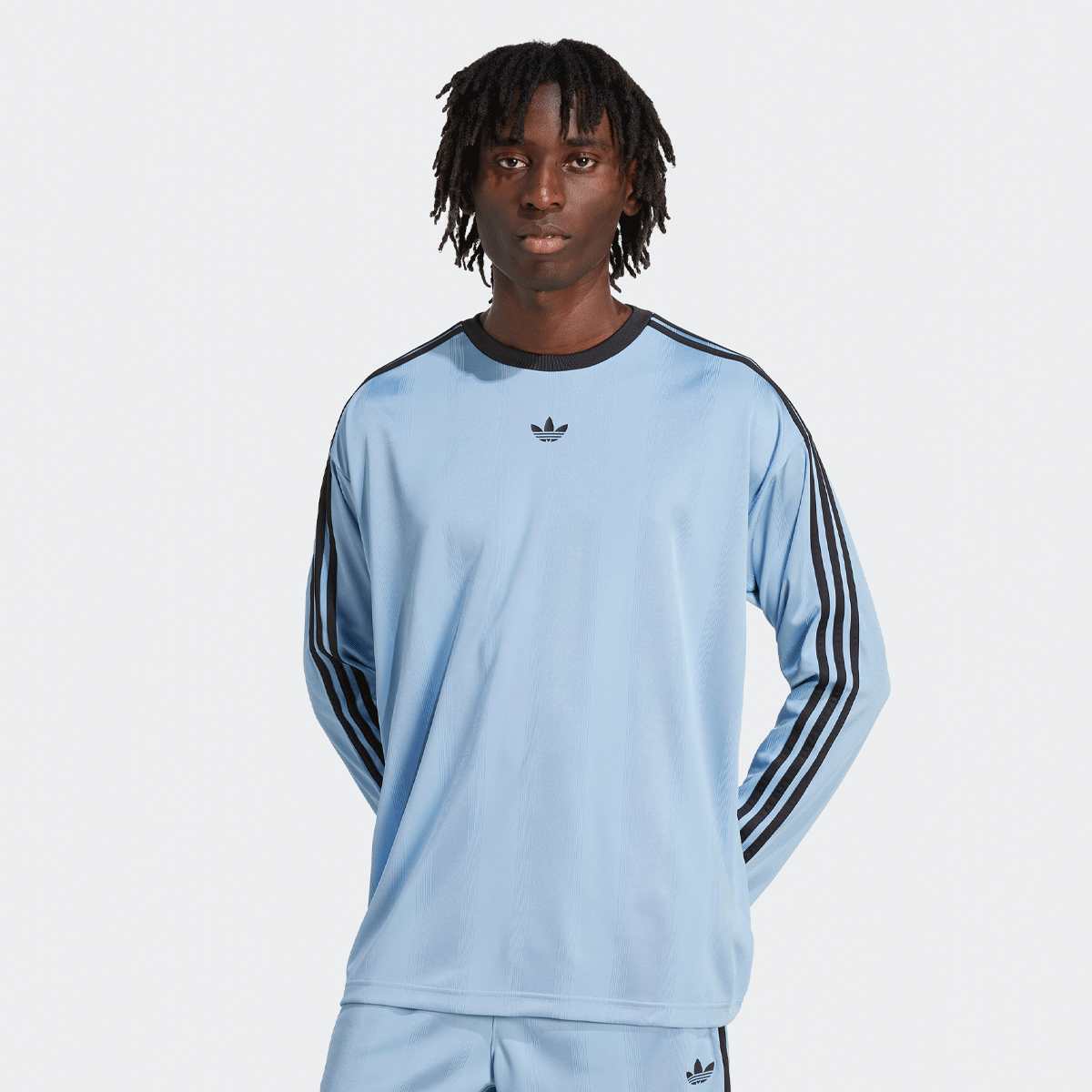 adidas Originals, Jacquard Jersey Longsleeve, blue