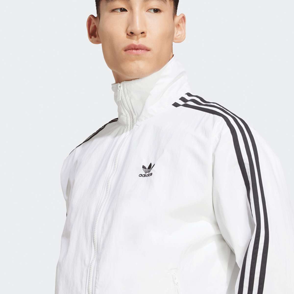 adidas Originals adicolor Firebird Trainingsjacke men Trainingspakken wit Maat L Kleding
