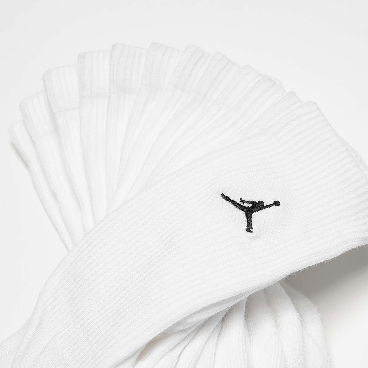 Jordan 6 PACK EVERYDAY ESSENTIALS CREW white unisex Sokken wit Maat 7Y-9Y Kleding