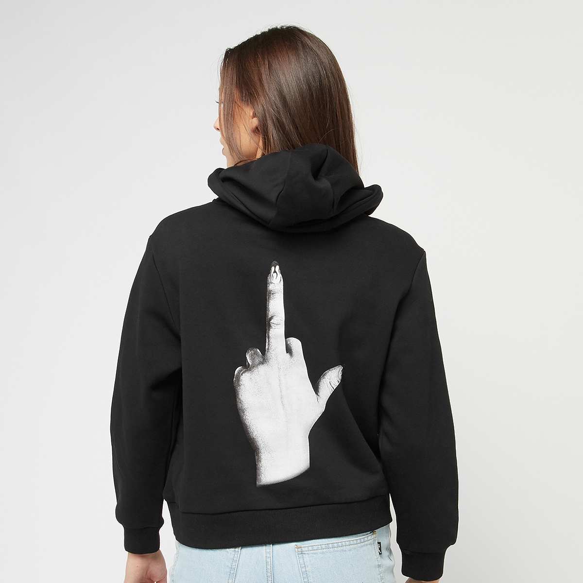 Miss Tee, I Dont Give A Hoody, black