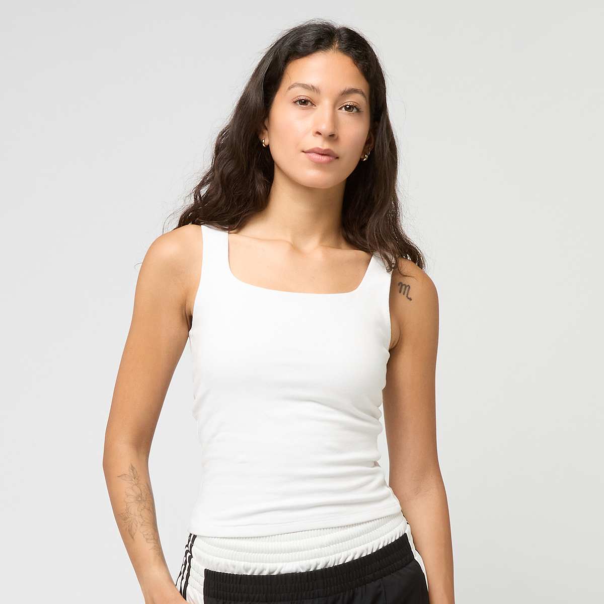 Selected, Decibel, Square Neck Top, white
