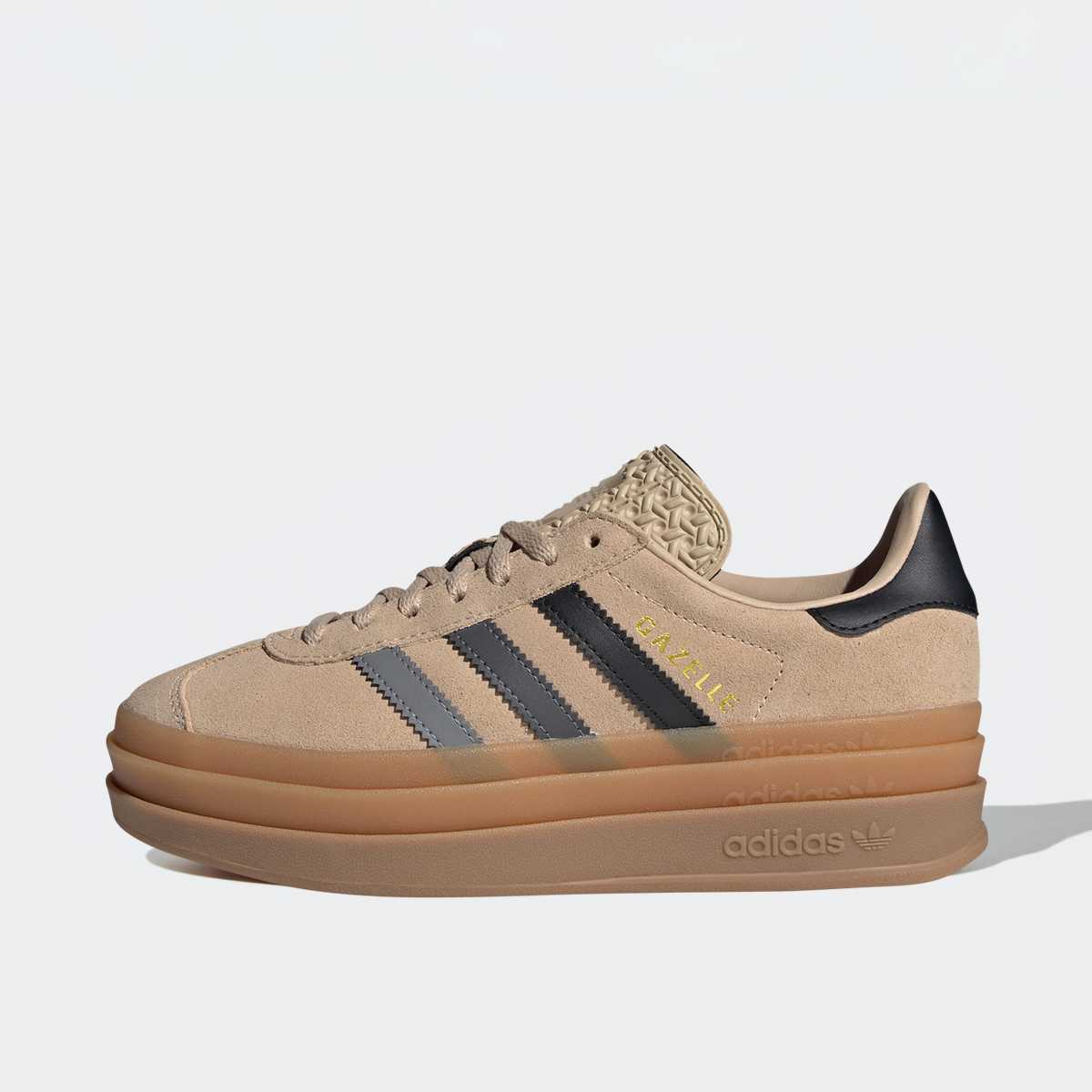 Selected, adidas Originals, Gazelle Bold (GS), beige