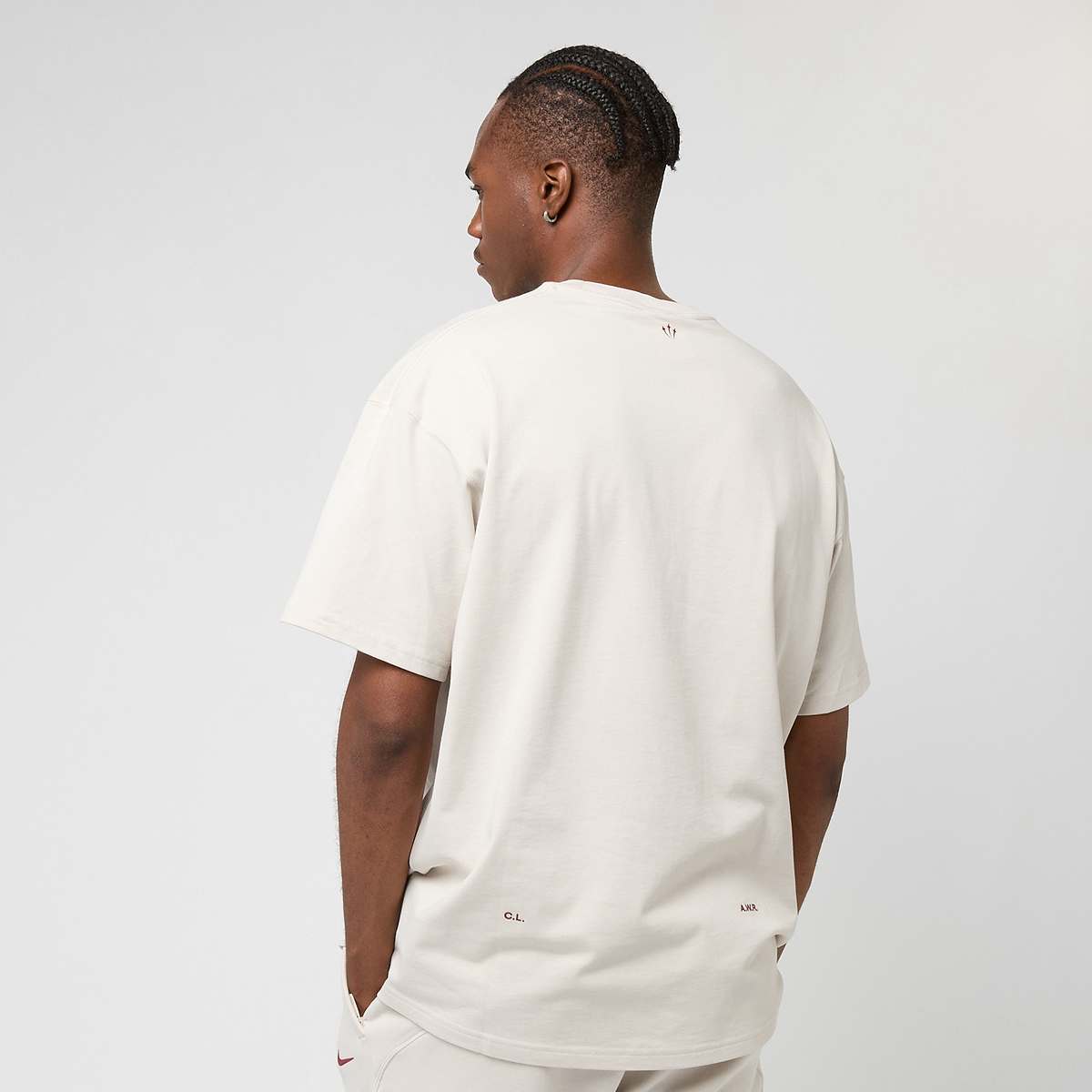 Nike Nocta M NRG NOCTA CS TEE SS lt orewood brn men T-Shirts & Polo's beige Maat S Kleding