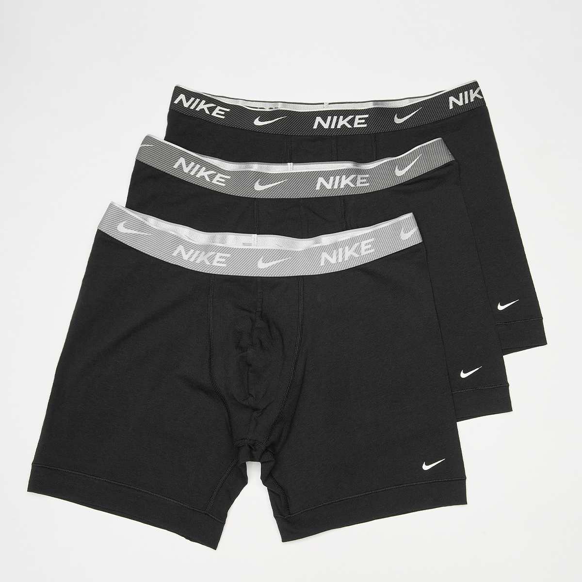 Nike, 3 PACK - Everyday Cotton Stretch Trunk, black