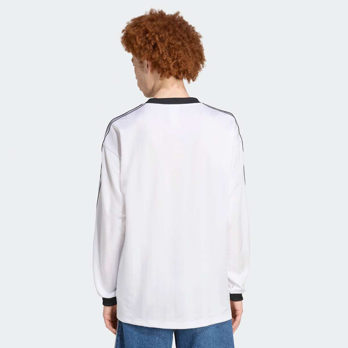 adidas Originals Jersey Men Longsleeves wit Maat L Kleding