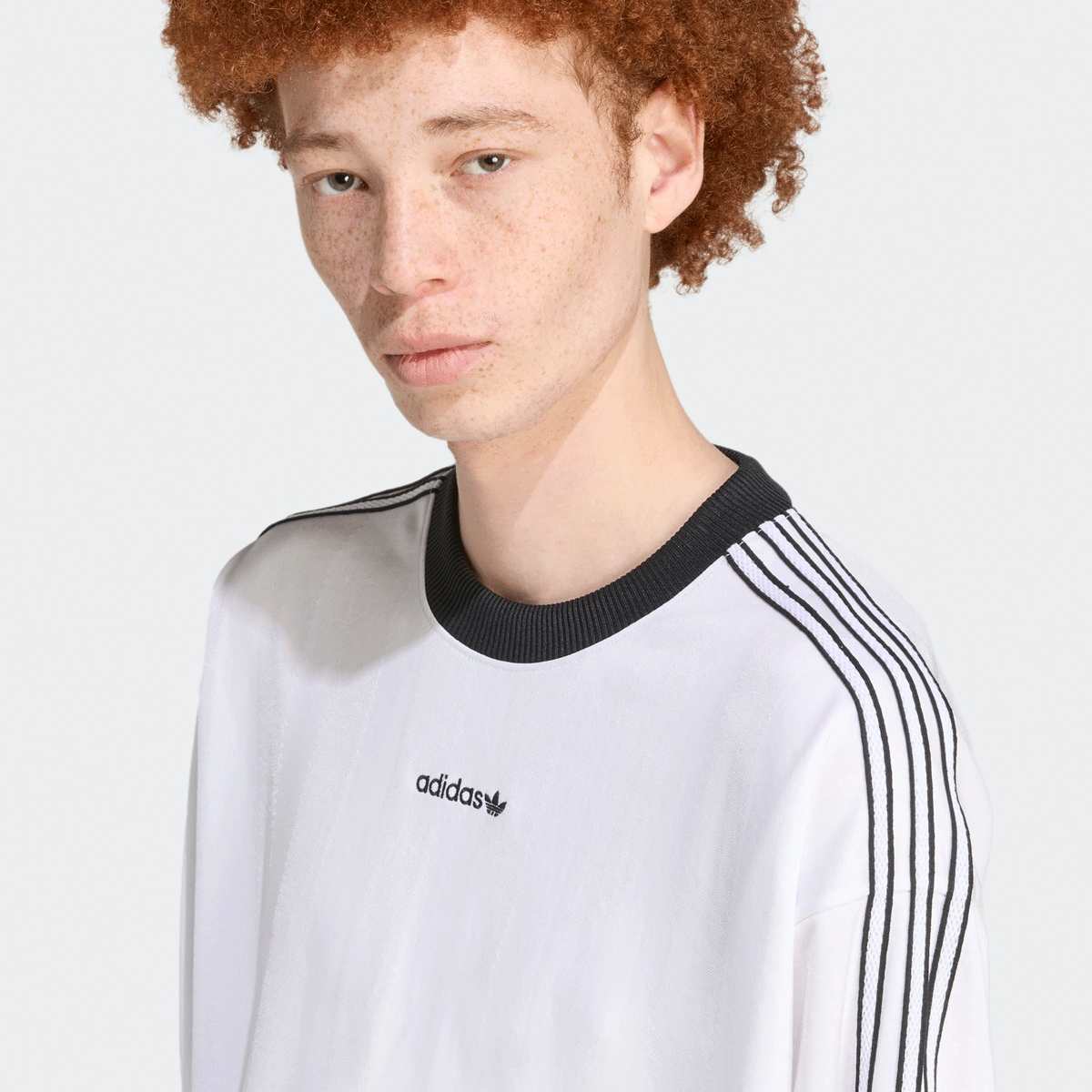 adidas Originals Jersey Men Longsleeves wit Maat L Kleding
