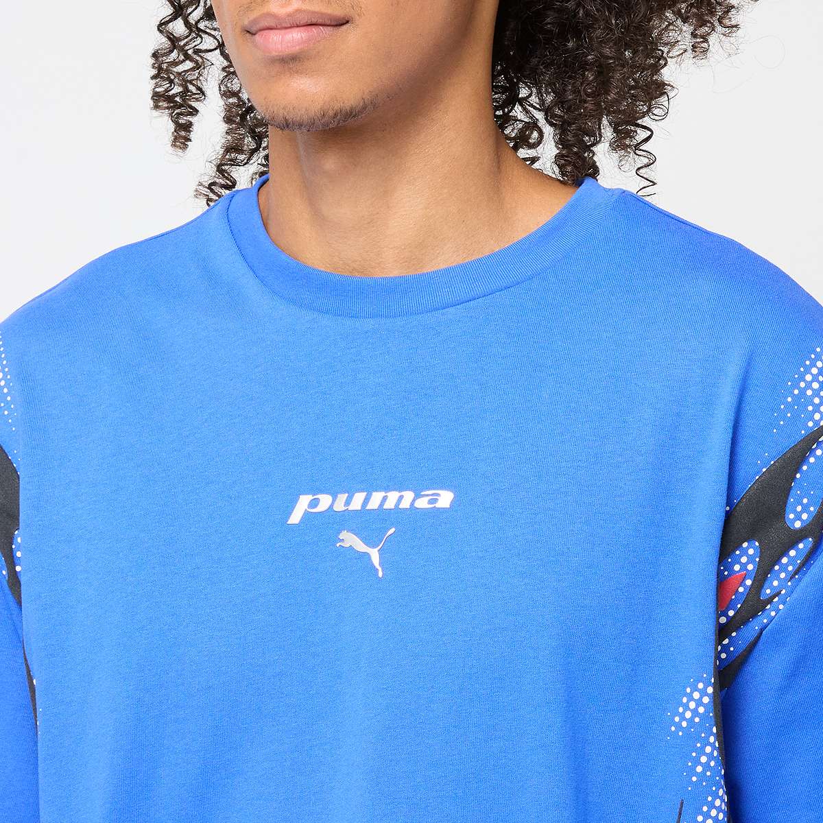 Puma tech-X Boxy Tee men T-Shirts & Polo's blauw Maat S Kleding