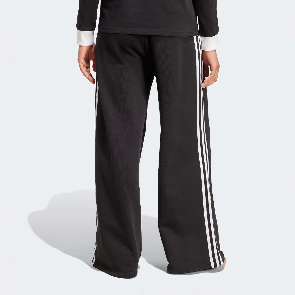 adidas Originals Wide Sweatpant Women Trainingsbroeken zwart Maat L Kleding