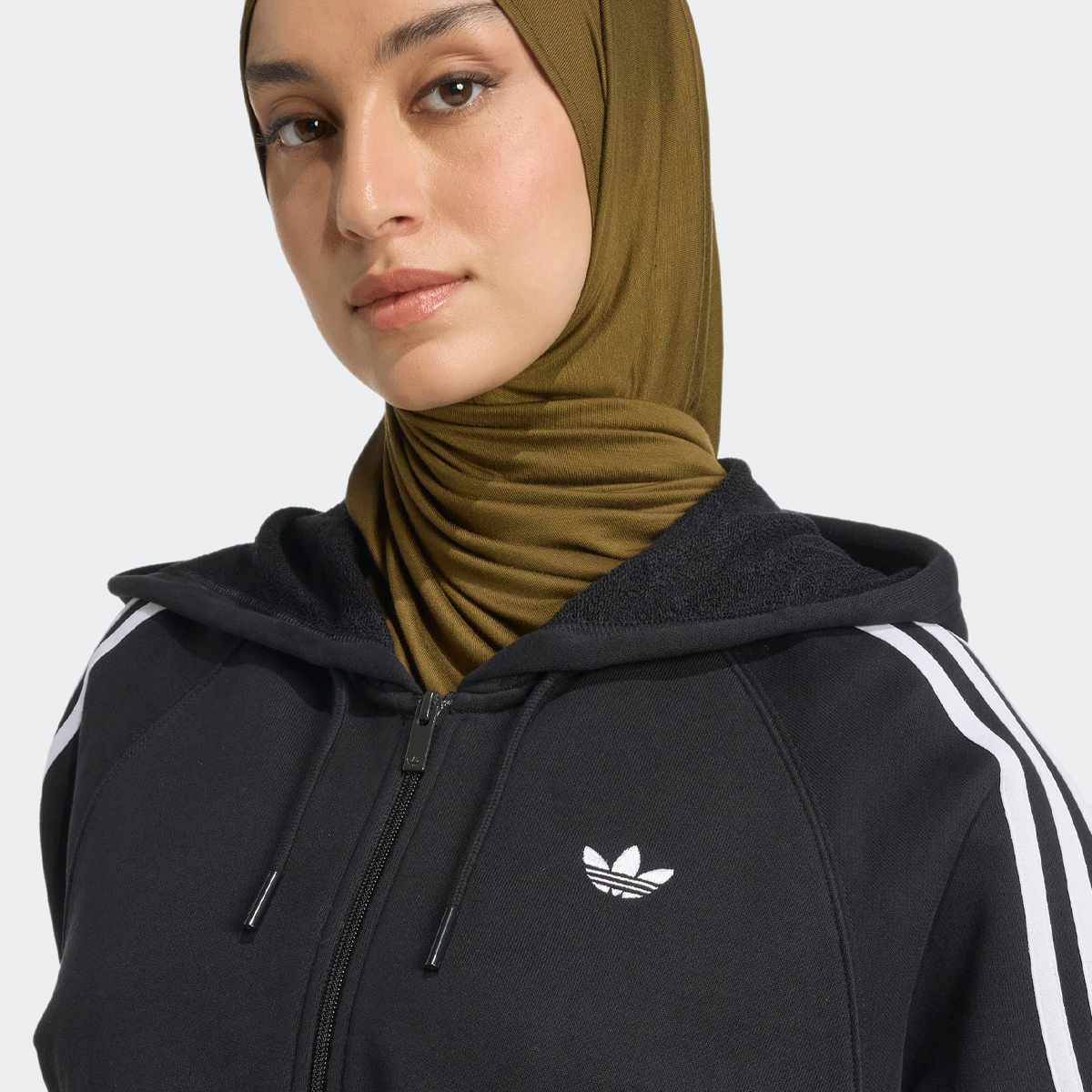 adidas Originals Zip Hoodie Women Hoodies & Sweaters zwart Maat L Kleding