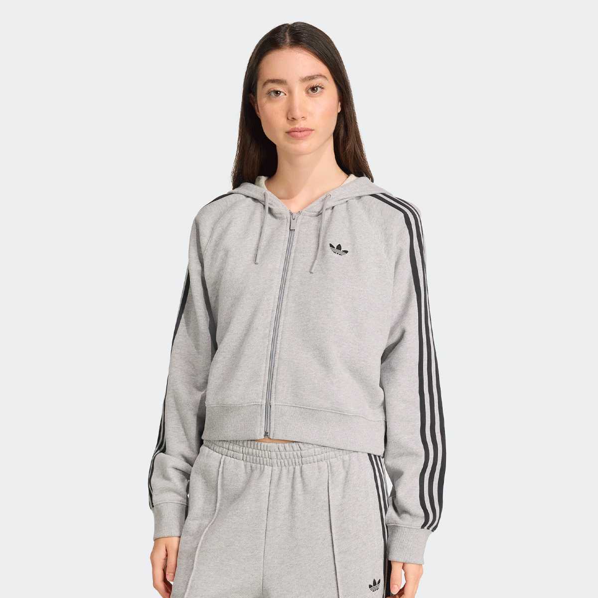 Selected, adidas Originals, Zip Hoodie, grey