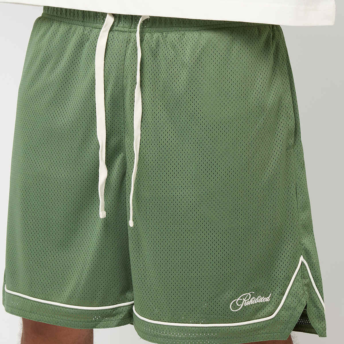Prohibited SC Mesh Shorts men Sportshorts groen Maat L Kleding