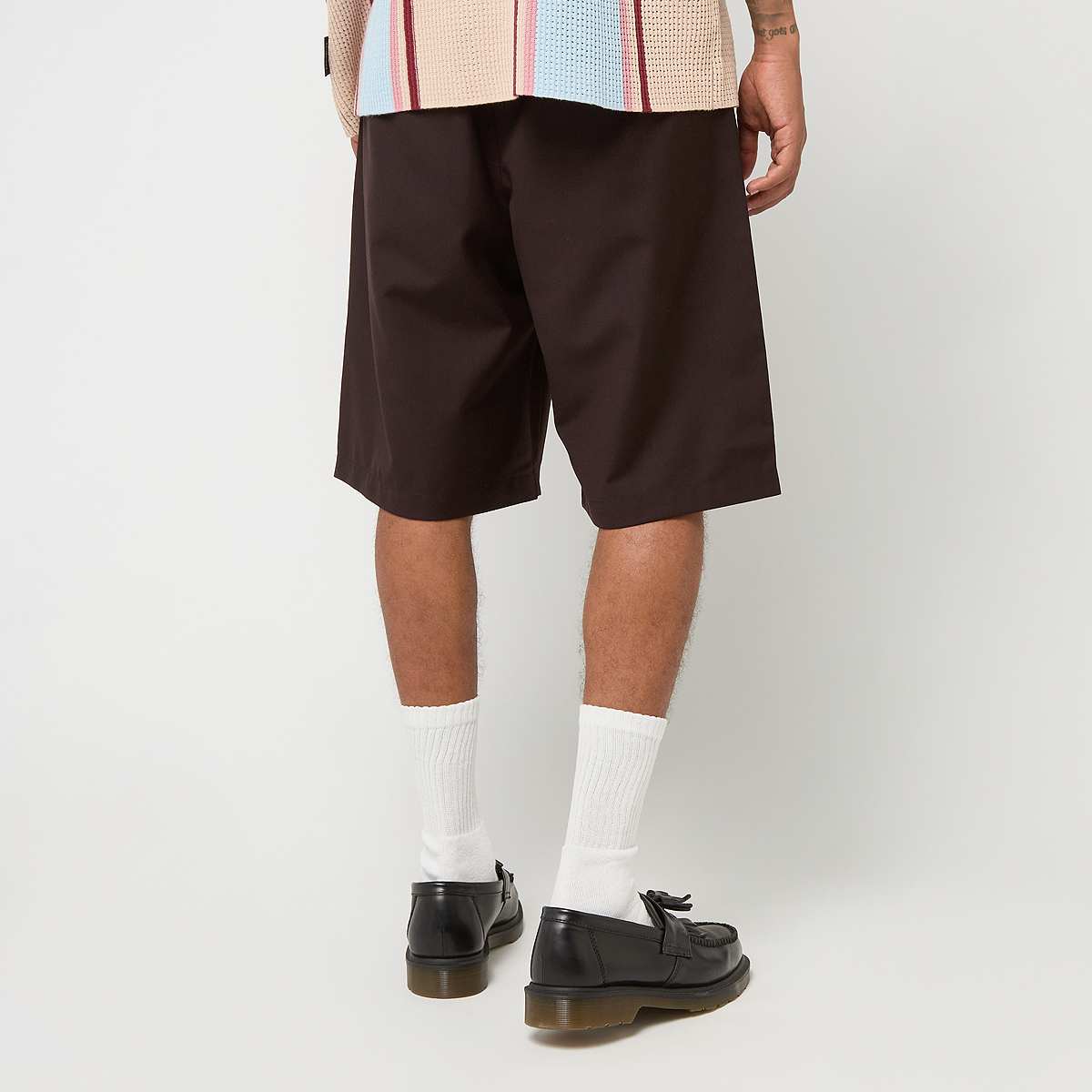 Prohibited Pleated Shorts Men bruin Kleding