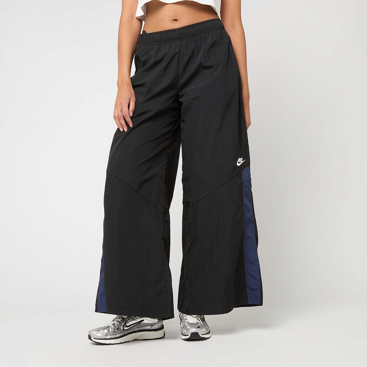 Nike, Sportswear Wide Leg Woven Pants, black