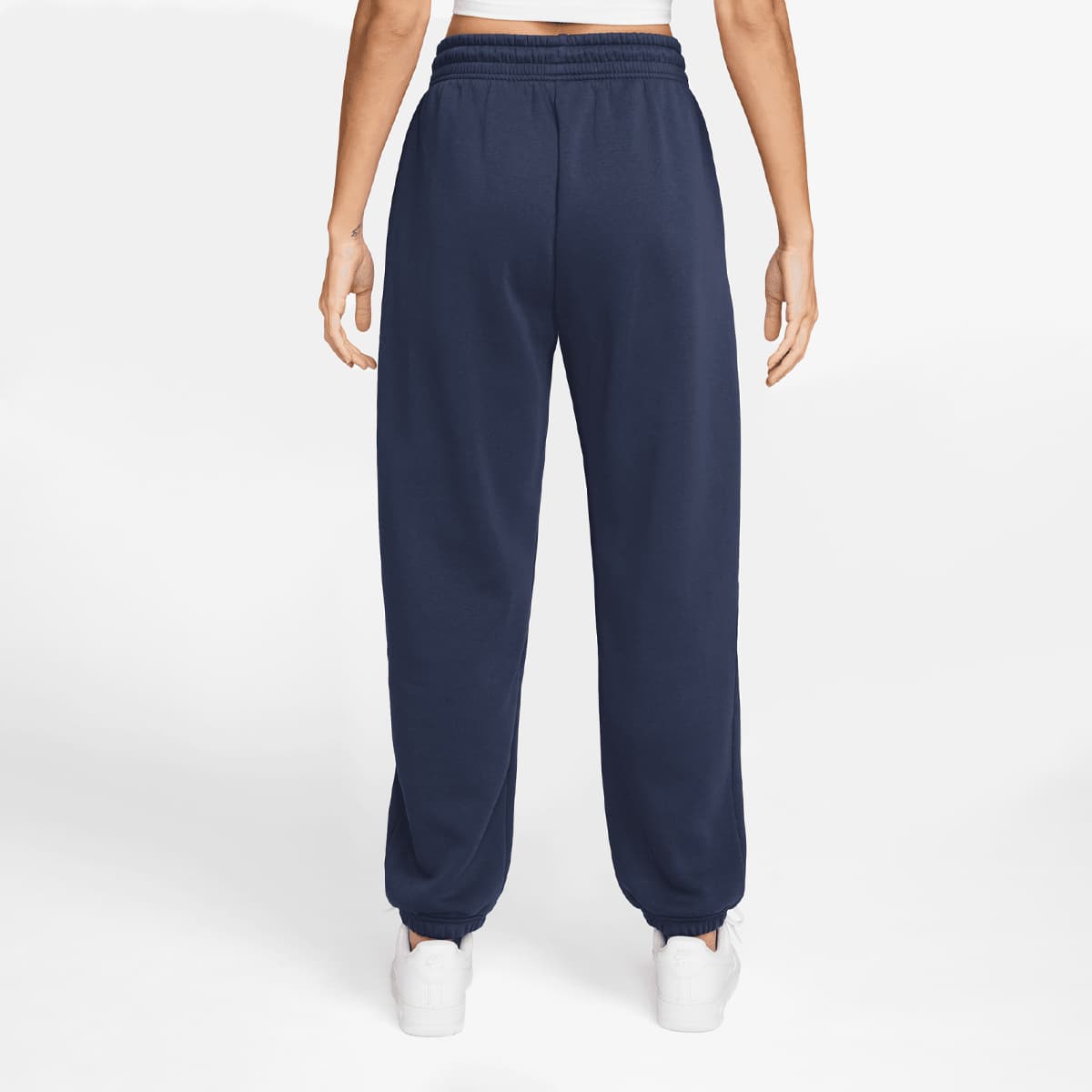 Nike Sportswear Phoenix Fleece High-Waisted Oversized Sweatpants Women Trainingsbroeken blauw Maat XS Kleding