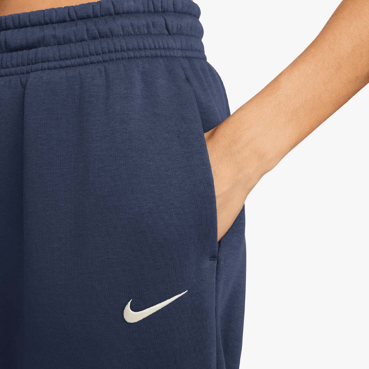 Nike Sportswear Phoenix Fleece High-Waisted Oversized Sweatpants Women Trainingsbroeken blauw Maat XS Kleding