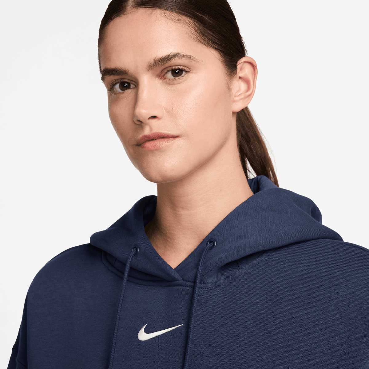 Nike Sportswear Fleece Oversize Hoodie women Hoodies & Sweaters blauw Maat XS Kleding