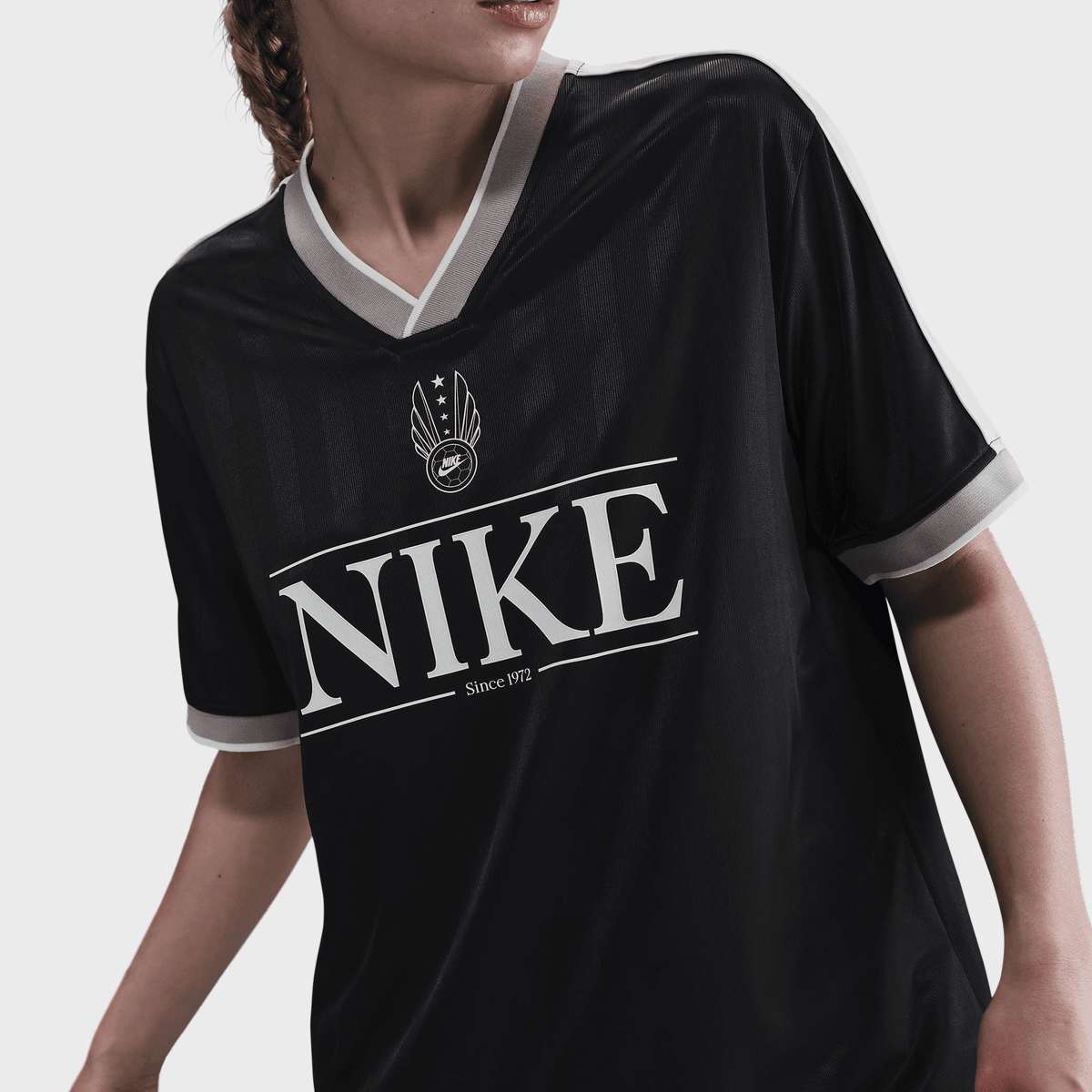 Nike Sportswear V Neck Jersey women Trainingspakken zwart Maat M Kleding