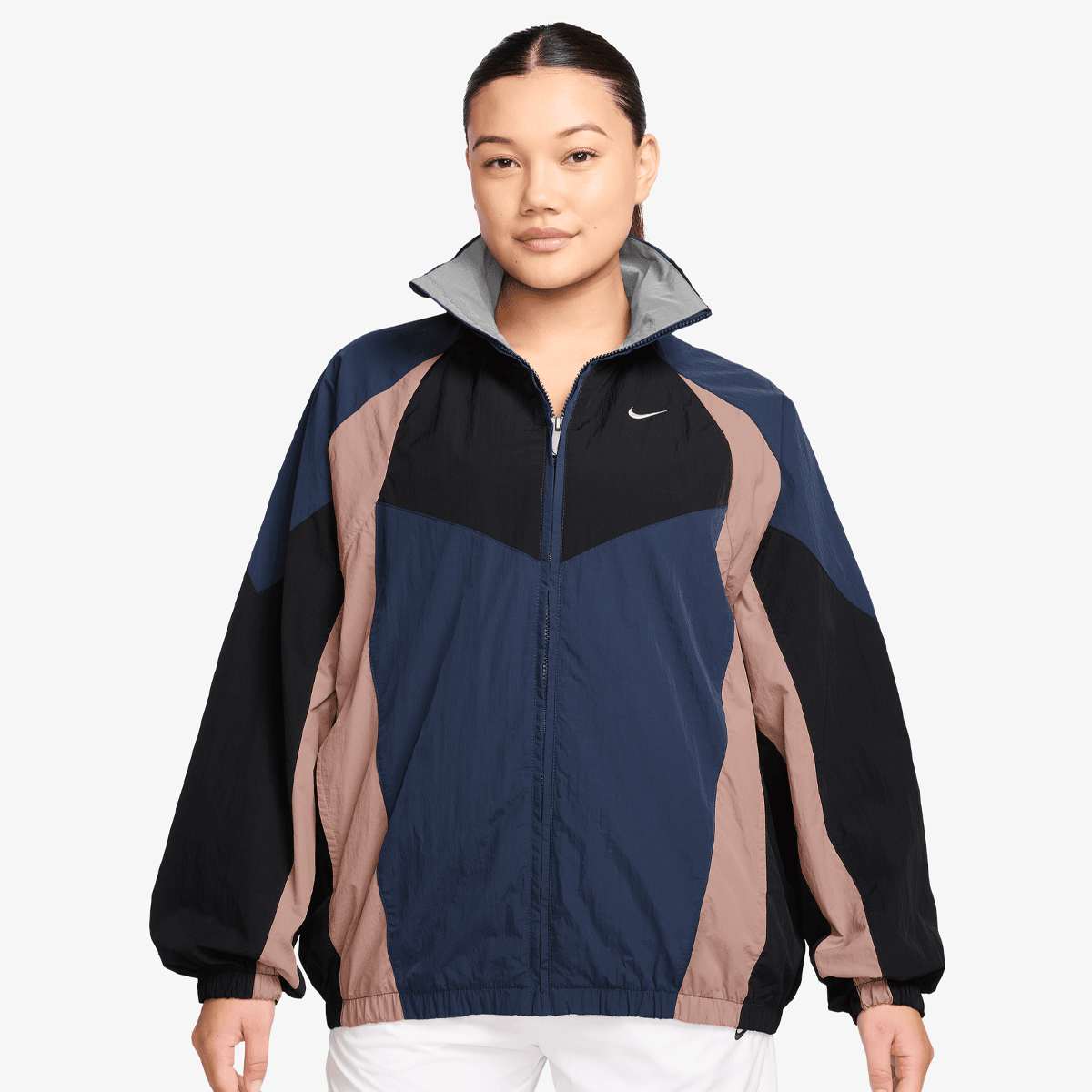 Nike, Sportswear Street Oversized Track Jacket, blue
